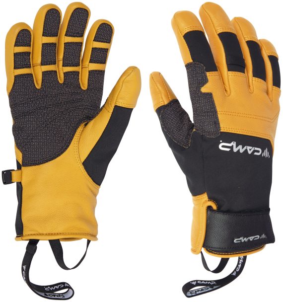 CAMP - GUANTI GEKO GRIP  BLACK/YELLOW 3528