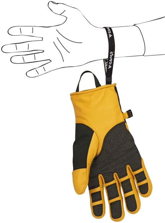 CAMP - GUANTI GEKO GRIP  BLACK/YELLOW 3528 - immagine 4