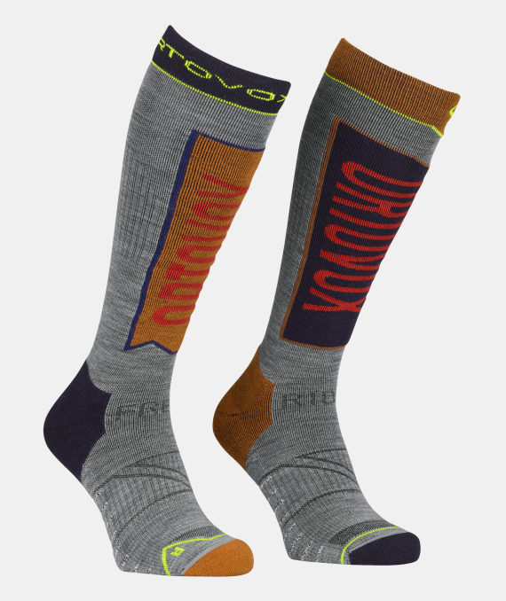 ORTOVOX - CALZE SCI FREERIDE LONG  CLAY ORANGE 54400