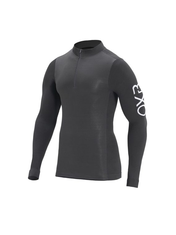 OXYBURN - MAGLIA GALAXY L/S  BLACK 5518