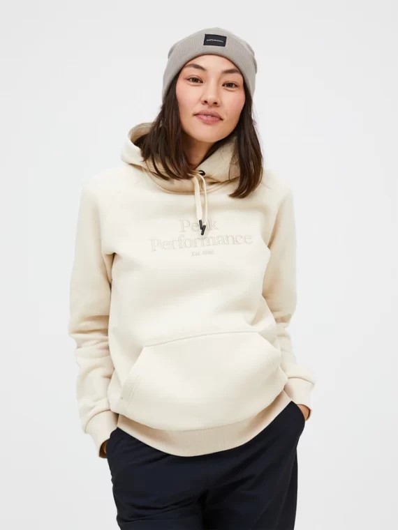 PEAK PERFORMANCE - FELPA DONNA ORIGINAL HOOD  SAND FOG G79577120 - immagine 4
