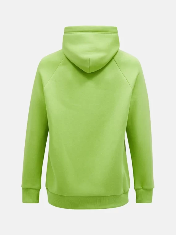 PEAK PERFORMANCE - FELPA ORIGINAL HOOD  STAND OUT GREEN G79592130 - immagine 2