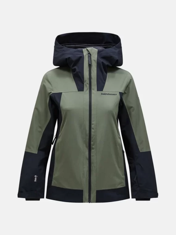 PEAK PERFORMANCE - GIACCA DONNA SCI RIDER TECH IN  PINE NEEDLE BLACK G79822020