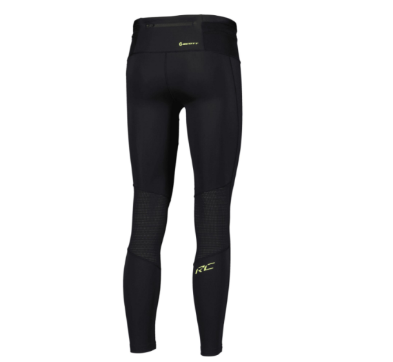 SCOTT - PANTALONE FULL TIGHTS RC RUN  BLACK/YELLOW 414373 - immagine 2