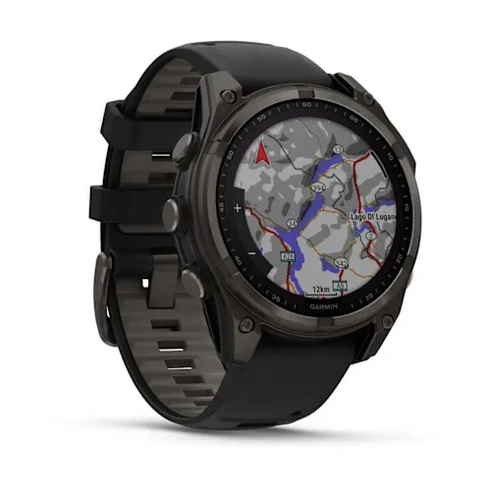 GARMIN - OROLOGIO GPS FENIX 8 47MM SOLAR SAPHIRE CARBON GREY 02906-11 - immagine 3