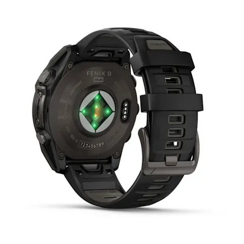 GARMIN - OROLOGIO GPS FENIX 8 47MM SOLAR SAPHIRE CARBON GREY 02906-11 - immagine 6