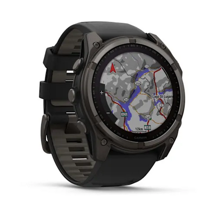 GARMIN - OROLOGIO GPS FENIX 8 51MM SOLAR SAPHIRE CARBON GREY 02907-11 - immagine 3