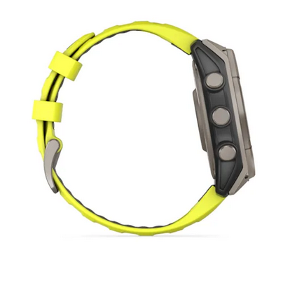 GARMIN - GPS FENIX 8 47MM SOLAR SAPHIRE AMP YELLOW AMP YELLOW 02906-21 - immagine 4