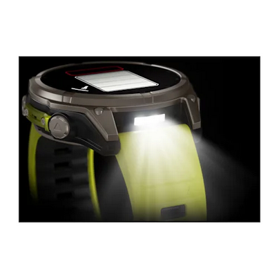 GARMIN - GPS FENIX 8 47MM SOLAR SAPHIRE AMP YELLOW AMP YELLOW 02906-21 - immagine 7