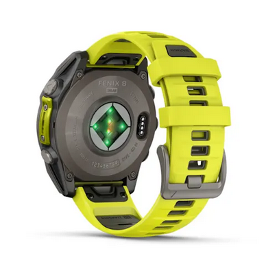 GARMIN - GPS FENIX 8 47MM SOLAR SAPHIRE AMP YELLOW AMP YELLOW 02906-21 - immagine 6