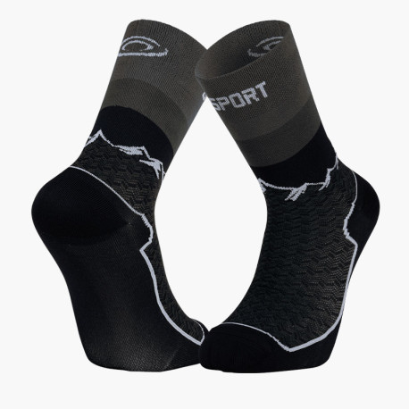 BV SPORT - CALZE TREK GR MERINOS BLACK/GREY 194