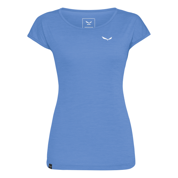 SALEWA - T-SHIRT DONNA PUEZ MELANGE DRY  3156 MORNING BLUE MELANGE 26538