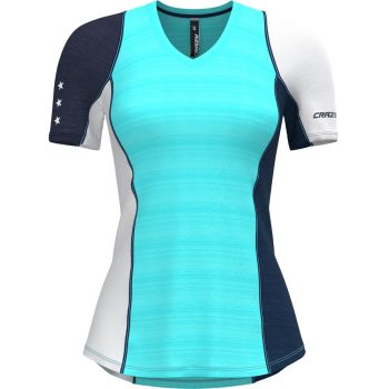 CRAZY IDEA - T-SHIRT DONNA IONIC  142BL LAKE BLUE 095129D