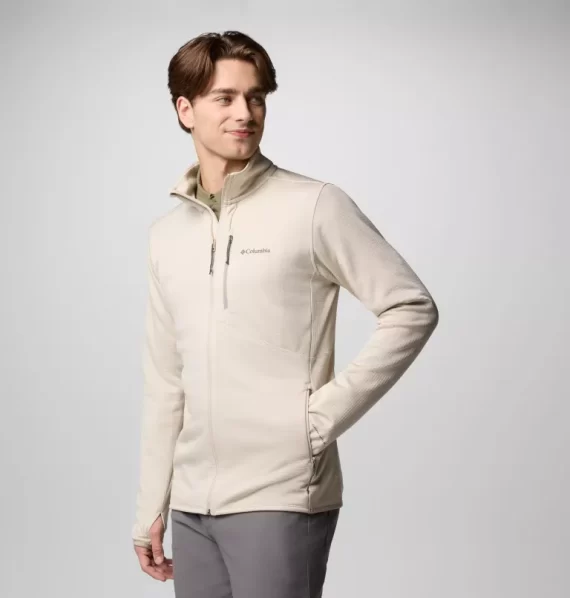 COLUMBIA - GIACCA PARK VIEW FULL ZIP  DARK STONE HEATHER 1952222 - immagine 3