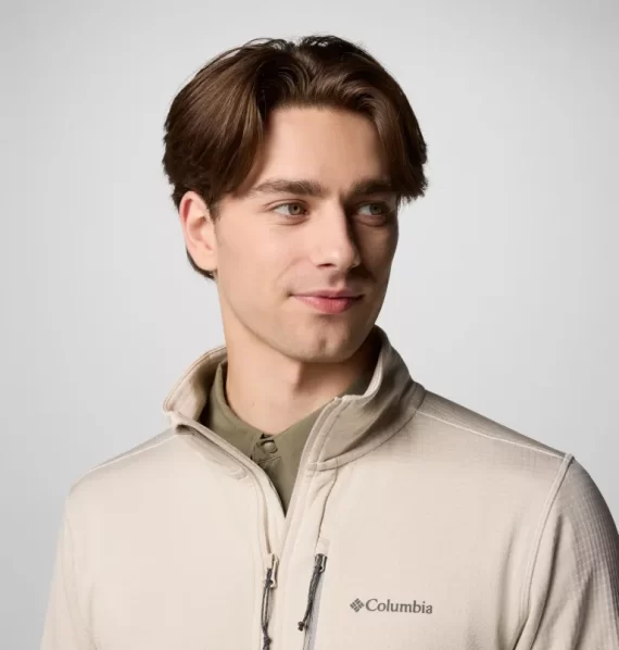 COLUMBIA - GIACCA PARK VIEW FULL ZIP  DARK STONE HEATHER 1952222 - immagine 5