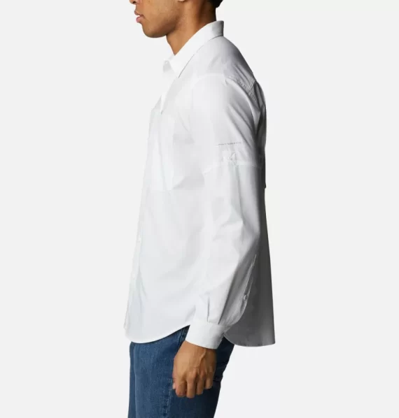 COLUMBIA - CAMICIA SILVER RIGE UTILITY LI  WHITE 2012931 - immagine 3