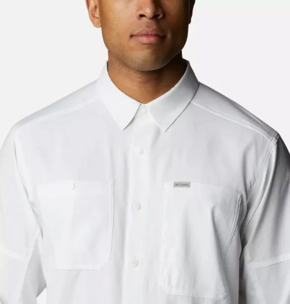 COLUMBIA - CAMICIA SILVER RIGE UTILITY LI  WHITE 2012931 - immagine 7