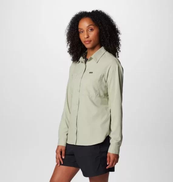 COLUMBIA - CAMICIA DONNA SILVER RIDGE LS  SAFARI 2033344 - immagine 3