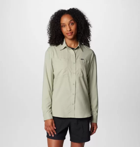 COLUMBIA - CAMICIA DONNA SILVER RIDGE LS  SAFARI 2033344