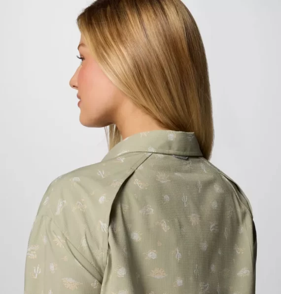 COLUMBIA - CAMICIA DONNA SILVER RIDGE PAT  SAFARI DESERTED 2033355 - immagine 6