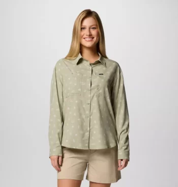 COLUMBIA - CAMICIA DONNA SILVER RIDGE PAT  SAFARI DESERTED 2033355