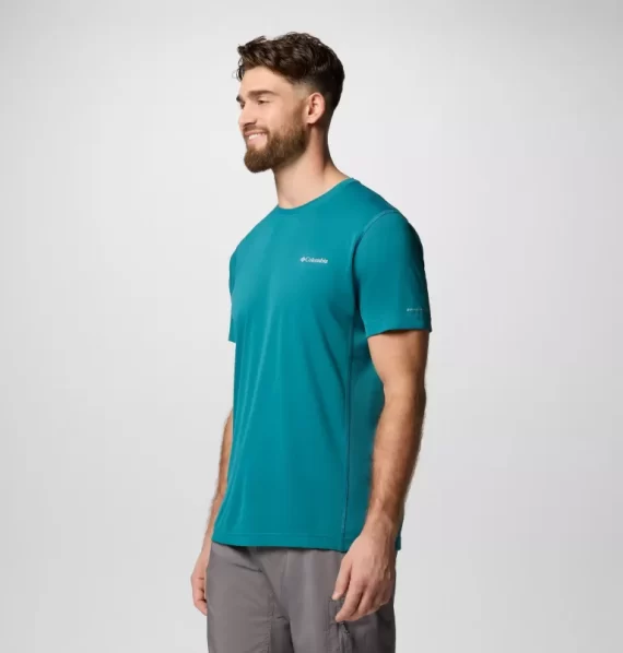 COLUMBIA - T-SHIRT ZERO RULES SS CREW  RIVER BLUE 2118501 - immagine 3