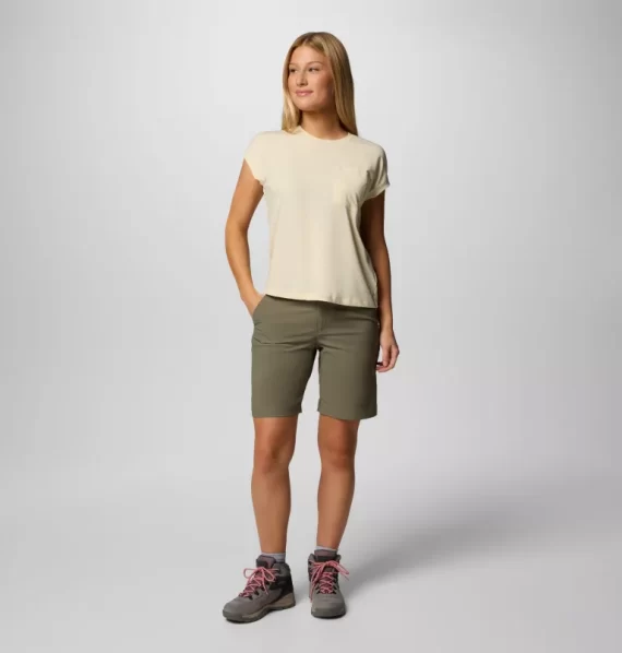COLUMBIA - BERMUDA DONNA LESLIE FALLS  STONE GREEN 2119193 - immagine 2