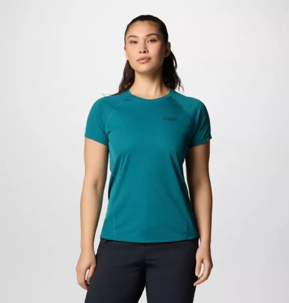 COLUMBIA - T-SHIRT DONNA CIRQUE RIVER PRO  RIVER BLUE 2126081