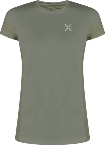 MONTURA - T-SHIRT DONNA DELTA MIX  49 VERDE SALVIA MTGN52W