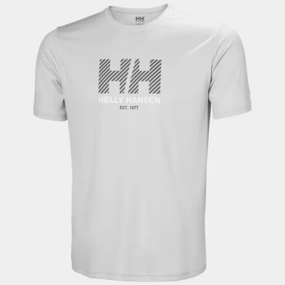 HELLY HANSEN - T-SHIRT HH TECH GRAPHIC  853 GREY FOG 49574
