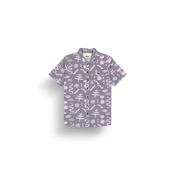 PICTURE - CAMICIA MATAKONA SS  SNAKE PRINT MTS1207