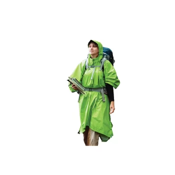 TARP PONCHO 70D  GREEN DPELERINE2Z