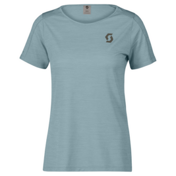 SCOTT - T-SHIRT DONNA ENDURANCE LT SS MORNING BLEU 403255