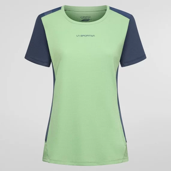 LASPORTIVA - T-SHIRT DONNA RIDGE  737646 ASPEN GREEN NIGHT SKY Q84