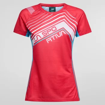 LASPORTIVA - T-SHIRT DONNA WAVE  402602 HIBISCUS MALIBU BLUE Q67