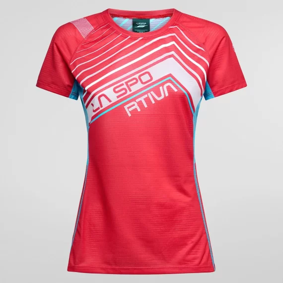 LASPORTIVA - T-SHIRT DONNA WAVE  402602 HIBISCUS MALIBU BLUE Q67