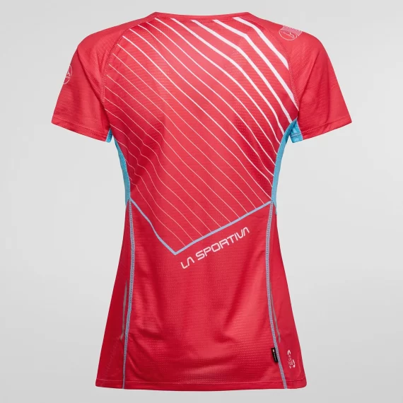 LASPORTIVA - T-SHIRT DONNA WAVE  402602 HIBISCUS MALIBU BLUE Q67 - immagine 2