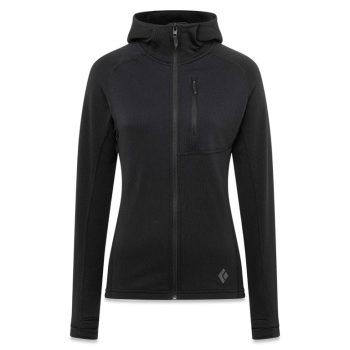 BLACK DIAMOND - GIACCA DONNA COEFFICIENT HOODY  0002 BLACK AP744021
