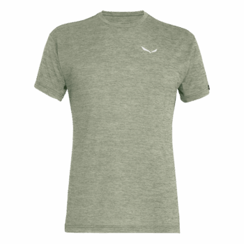 SALEWA - T-SHIRT PUEZ MELANGE DRY TEE  5135 SHADOW MELANGE 26537