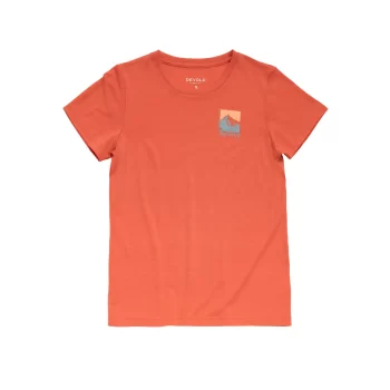DEVOLD - T-SHIRT DONNA CLASSIC  CORAL GO180290