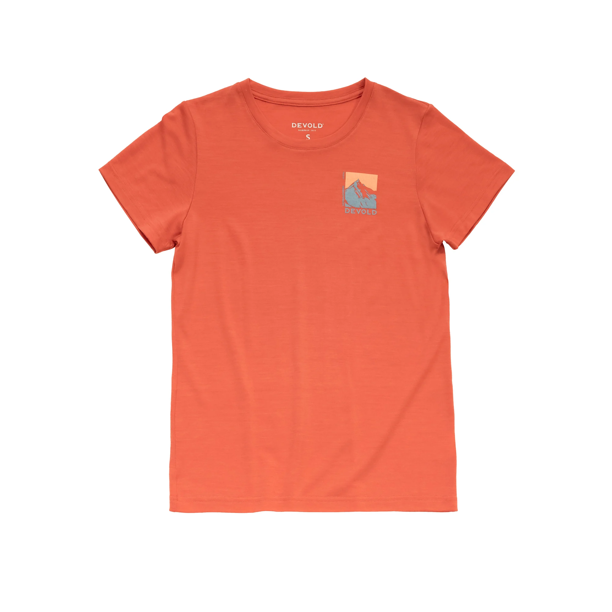 DEVOLD - T-SHIRT DONNA CLASSIC CORAL GO180290