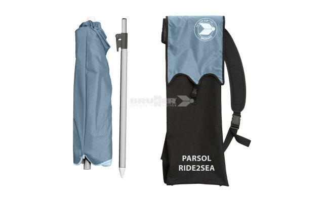 OMBRELLONE DA VIAGGIO RIDE2SEA 180 CM BEIGE 0113028N.C01 - immagine 2