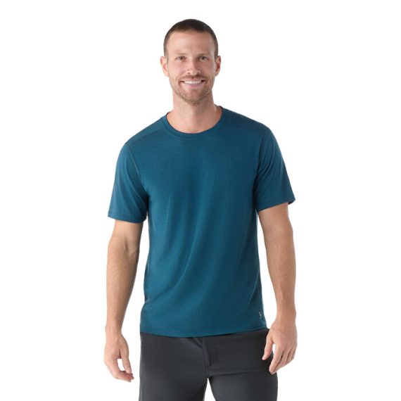 SMARTWOOL - T-SHIRT MERINO SS  G741 TWILIGHT BLUE SW002755 - immagine 2