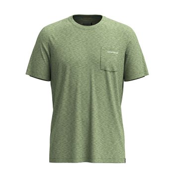 SMARTWOOL - T-SHIRT BEAR TRAIL MERINO HEMP  N071 FERN GREEN HEATHER SW002758