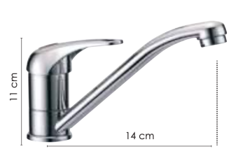 VECAM - MISCELATORE CANNA 140mm  - 17012