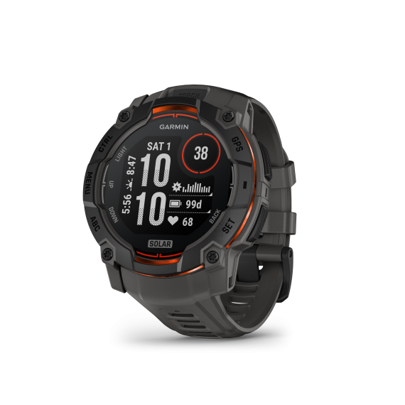GARMIN - OROLOGIO GPS INSTINCT 3 50MM SOLAR BLACK 02935-00 - immagine 9