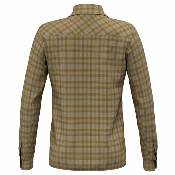 SALEWA - CAMICIA FANES FLANNEL 5  7189 QUICKSAND/GOLDEN BROWN 28446 - immagine 2