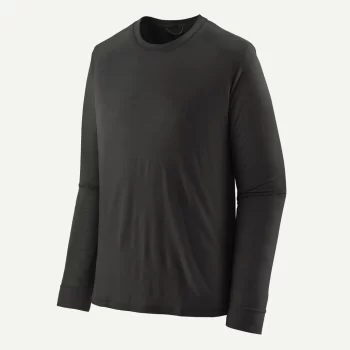 PATAGONIA - MAGLIA L/S CAP COOL MERINO  BLK BLACK 44550