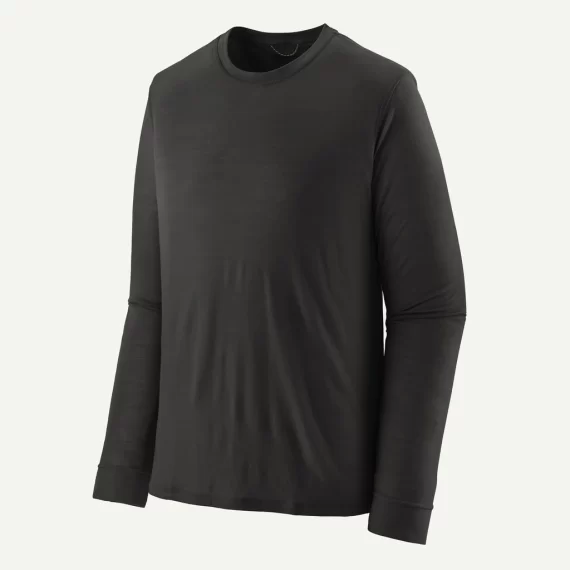 PATAGONIA - MAGLIA L/S CAP COOL MERINO  BLK BLACK 44550
