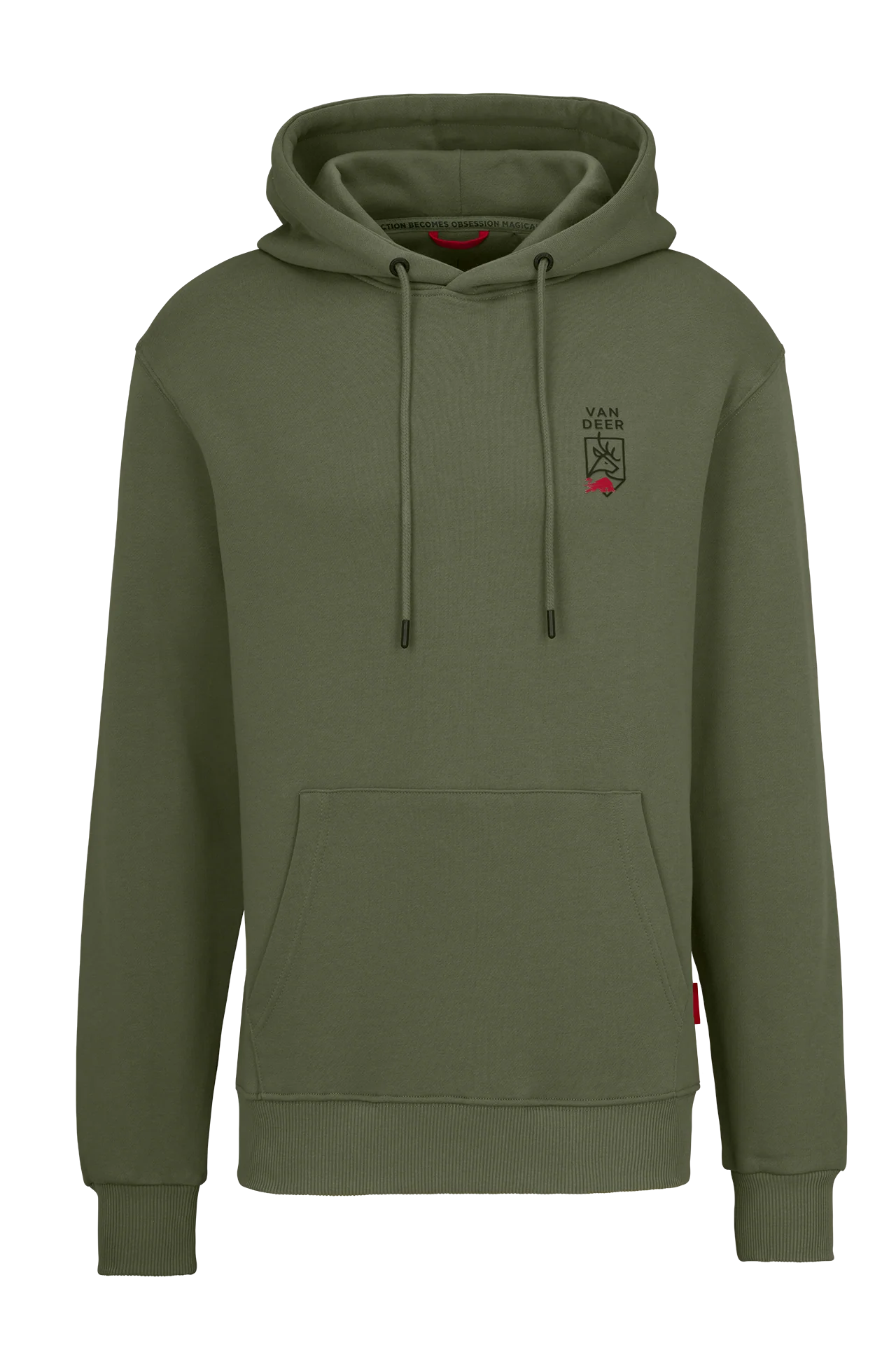 VANDEER - FELPA ESSENTIAL HOODIE KHAKI V25BE06